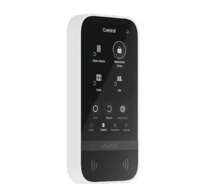 Signalizacijos Klaviatūra Ajax Keypad TouchScreen ASP, Baltos spalvos