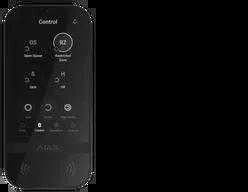 Ajax KeyPad TouchScreen belaidė valdymo klaviatūra liečiamu ekranu (Juoda)