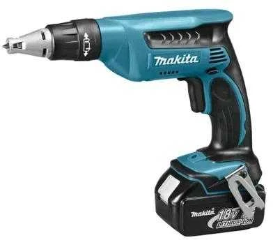 MAKITA ATSUKTUKAS KARTONUI IR GIPS LONDOMS 18V 2x3,0Ah LI-ION MAKPAC DFS451RFJ