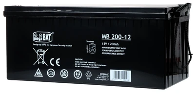 Mpl Power AKUMULIATORIUS 12V/200AH-MB megaBAT