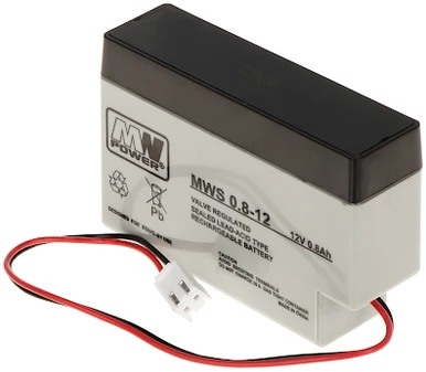 AKUMULIATORIUS 12V/0.8AH-MWS MW Power