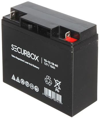 AKUMULIATORIUS 12V/18AH-SECURBOX