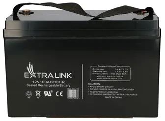 Akumuliatorius Extralink AGM 100 Ah 12V