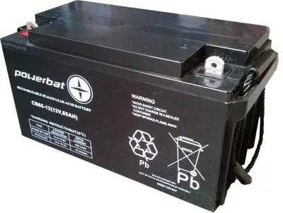 Akumuliatorius AGM Powerbat 12V 65Ah