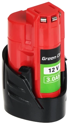 Green Cell Žalias Cell Žalias Cell baterija, skirta Milwaukee M12 12V 3Ah pakaitinė baterija M12 B3 4932451388