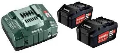 METABO.BATERIJA 18V 5,2Ah x2 + ĮKrovimas