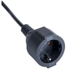 Akyga maitinimo kabelis Maitinimo adapteris AK-PC-13A CCA CEE 7/3 / IEC C14 1 m