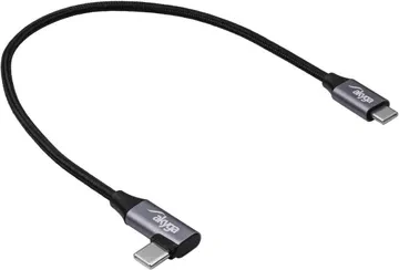 AKYGA Cable USB AK-USB-53 USB type C m / USB type C m Angle ver. 2.0 60W 0.3m