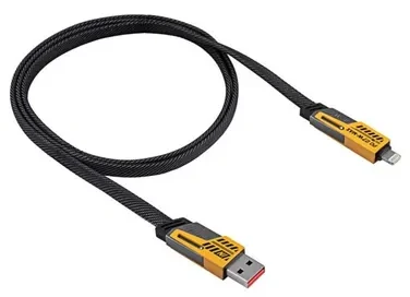 AKYGA Cable USB AK-USB-57 USB A m + USB type C m / USB type C m + Lightning m ver.2.0 65W 1m