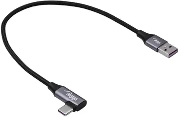 AKYGA Cable USB AK-USB-58 USB type A m / USB type C m Angle ver. 2.0 60W 0.3m