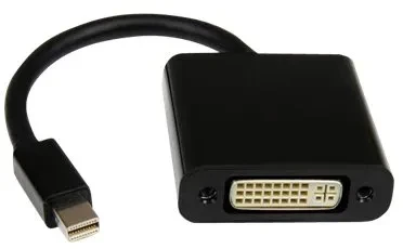 AV adapteris Akyga DisplayPort Mini – DVI-I juodas (AK-AD-37)