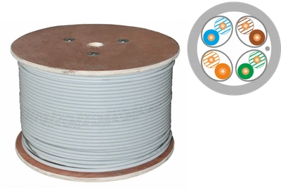 Alantec A-LANTEC Struktūrinis kabelis U/FTP (STP) kabelis kat.6A LSOH 4x2x23AWG
