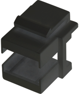Alantec MKA-SC-C Keystone į SC simplex/LC duplex adapteris, juodas