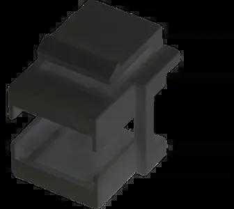 Alantec MKA-SC-C Keystone į SC simplex/LC duplex adapteris, juodas