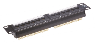 Alantec Patchpanel UTP 12 prievadų cat 5e full - PK014