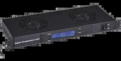 Alantec SA-F-1U-2-T2-C 19 colių 1U skaitmeninis ventiliatoriaus skydelis