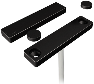 Alarmtech MC 740-PEBL Plokščias magnetinis kontaktas, paviršinis montavimas