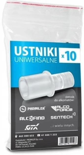 Alkotesteris Oem Universalūs kandikliai su sertifikatu (10 vnt. pakuotėje)