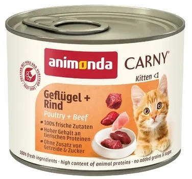 Animoda ANIMONDA Carny Kitten su paukštiena jautiena - wet cat food - 200 g