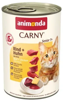 Animoda Drėgnas Kačių Maistas - Animonda Carny Jautiena Ir Vištiena su Sūriu, 400g