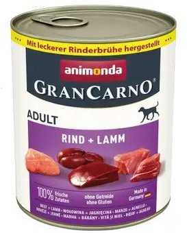 Animoda Animonda Grancarno adult 800g suaugusių šunų konservai su jautiena ir ėriena