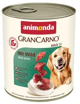 Animoda Drėgnas Šunų Maistas - ANIMONDA GranCarno Adult Žvėriena 800g