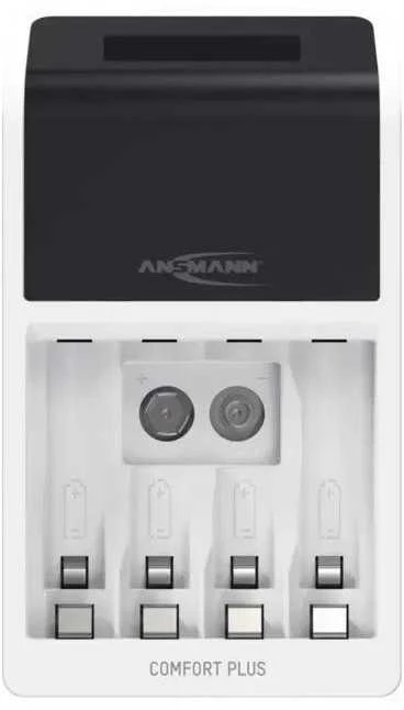 Ansmann Comfort Plus įkroviklis su įsk. 4xAA2100 Akku 1001-0094-01