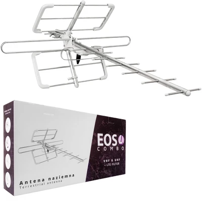 Carruzzo DVB-T/T2 Antenna Spacetronik EOS L Combo Baltas (Passive)