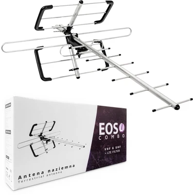 DVB-T/T2 antena Spacetronik EOS L Combo Juodas (pasyvi)
