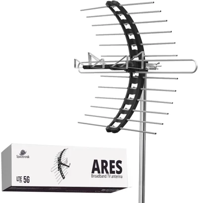 Spacetronik Ares 5G plačiajuosčio ryšio DVB-T2 antena
