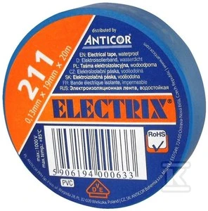 Anticor IZOLIACINĖ JUOSTA 19X20 MĖLYNA ELEKTROS 211