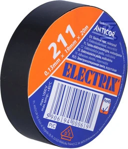 Anticor TAŚMA IZOL.19X20 Juoda ELECTRIC 211P