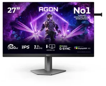 Monitorius AOC AGON PRO AG276FK - 520Hz | Full HD | 27'' | Fast IPS | 0,5ms
