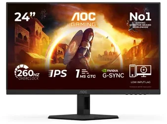 AOC G4 24G4ZRE monitorius komputerowy 60,5 cm (23.8") 1920 x 1080 px Full HD LED Juodas, Raudona