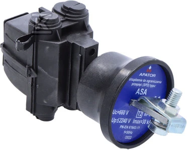 Apator Žemos įtampos energijos viršįtampių ribotuvas ASA-A 660-5B + F1 + K 63-930201- 041
