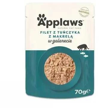 APPLAWS Tuno filė su skumbre želė - šlapias kačių maistas - 70g