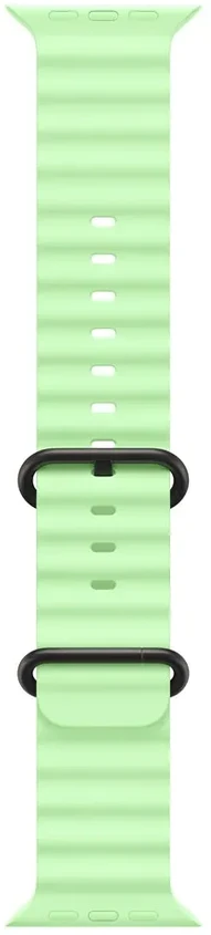 Apple 49 mm neoninis „Žalias“ vandenyno spalvos apyrankė – juodo titano apdaila