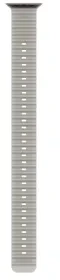 Apple Watch 49 mm permatoma pilka Ocean Band pratęsimas – juodas titano apdaila – MKAU4ZM/A
