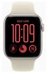 Išmanusis laikrodis Apple Watch SE 3 GPS 44mm Starlight Alu Sport M/L Smėlio spalvos (MJL54MP/A)