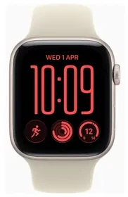 Išmanusis laikrodis Apple Watch SE 3 GPS + Cellular 44mm Starlight Alu Sport M/L Smėlio spalvos (MJLN4MP/A)