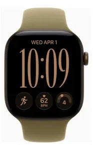 Išmanusis laikrodis Apple Watch 12 GPS 46mm Dark Bronze Alu Sport Band M/L Oliwkowy (MJEU4MP/A)