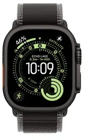 Išmanusis laikrodis Apple „Watch Ultra 3 GPS + Cellular“, 49 mm, juodas titano korpusas | Juodas „Trail Loop“ – S/M