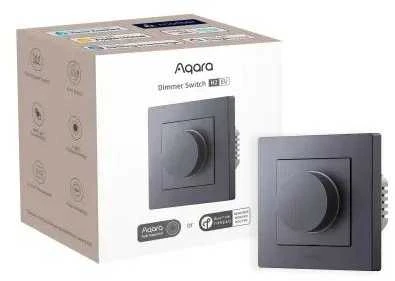 Aqara Dimmer Switch H2 EU Pilka | Šviesos reguliatorius su rankenėle | Siūlai, Zigbee