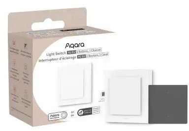 Aqara H2 Išmanus 2 mygtukų 1 kanalo zigbee, Thread jungiklis (WS-K07D)