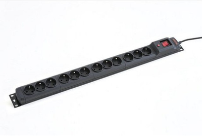 ARMAC M12/16/15/CZ Armac Surge Protection MULTI 12M/16A RACK 19 (12 lizdų) 1,5m juodas