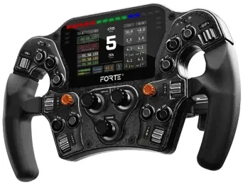 Asetek SimSports Forte Formula Pro Button Box, 4.3-inch LCD, RGB – juodas
