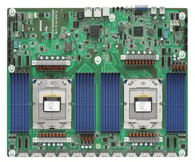 Asrock GENOA2D24G-2L+ pagrindinė plokštė AMD SoC Socket SP5