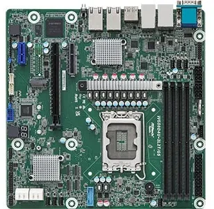 ASRock W680D4U-2L2T/G5 pagrindinė plokštė, micro-ATX, Lizdas 1700, vienguba, tik DDR5