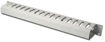 Assmann Electronic DIGITUS kabelių valdymo narvas 1U Nuimamas priekinis skydas RAL7035 pilkas