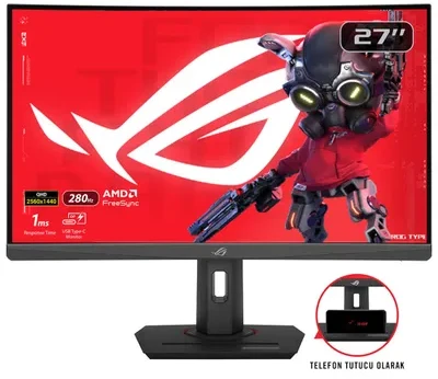 Monitorius ASUS ROG Strix XG27WCMS, 27", 2560 x 1440, 280 Hz, 1 ms